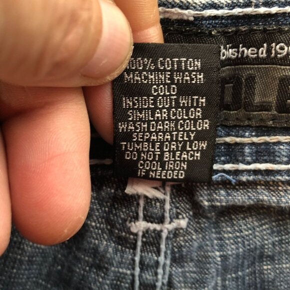 Southpole Men's 4180 Jeans Size 36 Relaxed Fit Straight Classic Blue Denim Casua - Picture 10 of 13